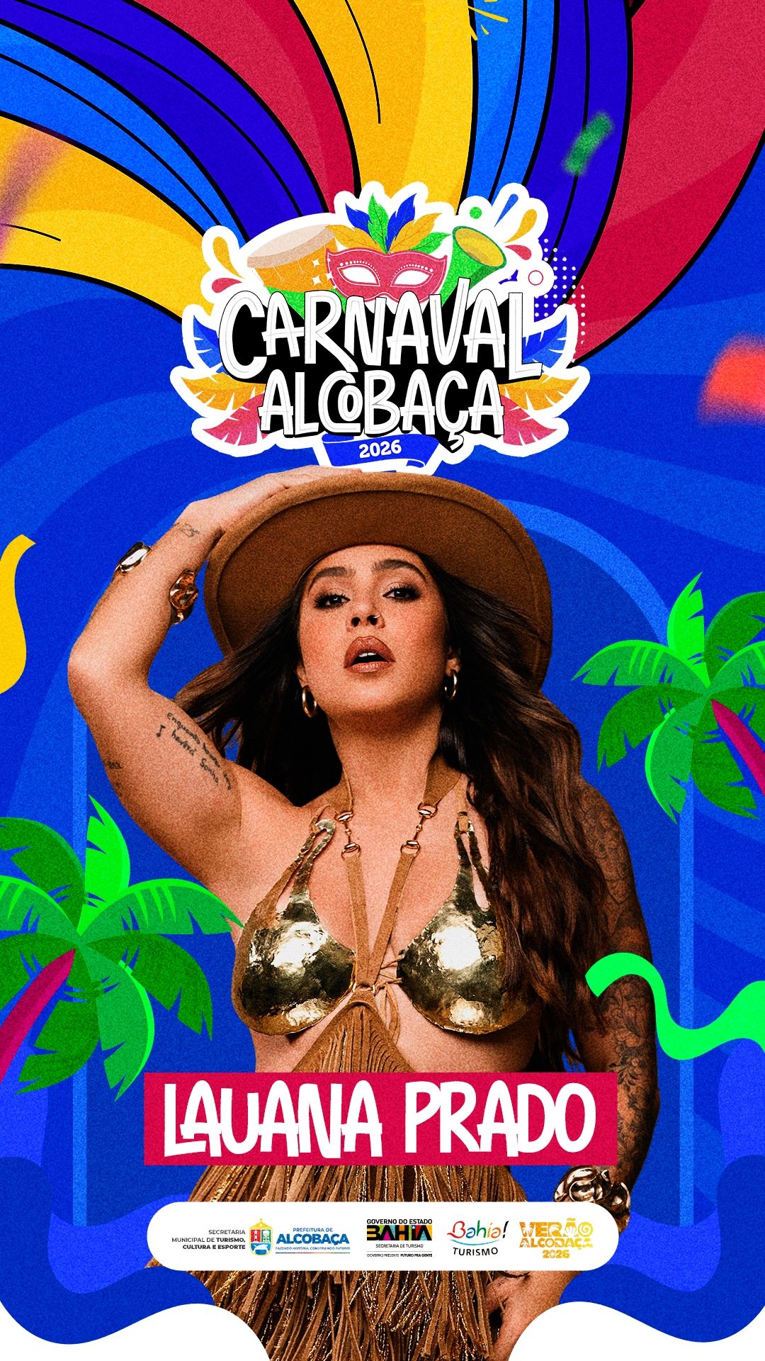 Acabou o suspense: Lauana Prado é a primeira atração confirmada do carnaval de Alcobaça