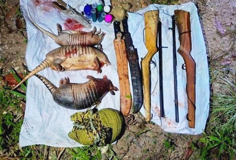 Polícia prende dois homens por caça ilegal em Itagimirim