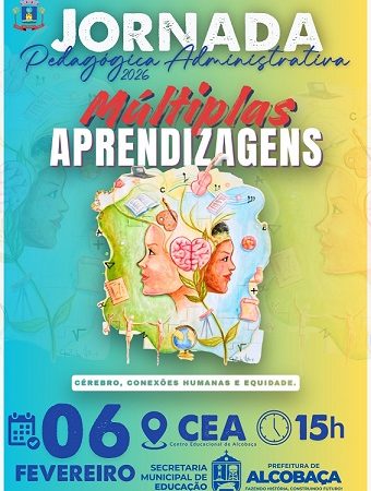 Alcobaça realiza Jornada Pedagógica Administrativa 2026 com foco em múltiplas aprendizagens