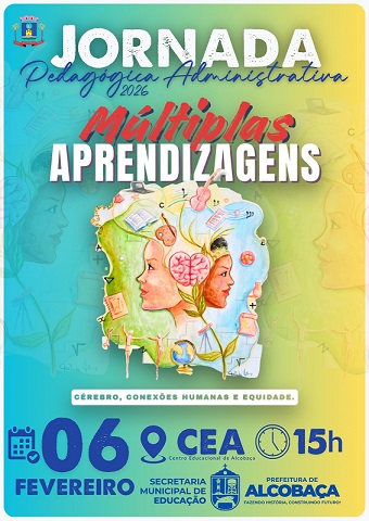 Alcobaça realiza Jornada Pedagógica Administrativa 2026 com foco em múltiplas aprendizagens