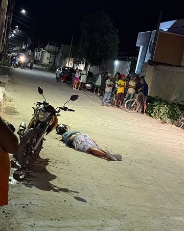 Homem é executado a tiros no Kaikan Sul; moto de mototáxi ao lado do corpo intriga investigadores