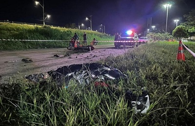 Vigilante morre após moto ser atingida por caminhonete em Eunápolis; motorista foi preso por homicídio doloso
