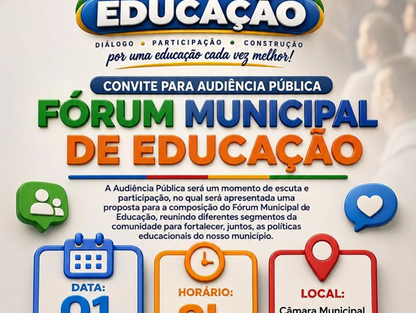 Alcobaça realiza Fórum Municipal de Educação e fortalece participação na construção das políticas educacionais