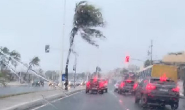 Ventos de até 70 km/h e chuva forte: Inmet e Inema emitem alertas para cidades do sul da Bahia