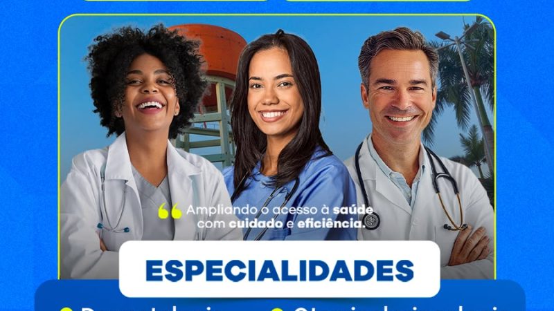 Alcobaça reforça compromisso com a saúde e oferece consultas especializadas de 16 a 18 de outubro