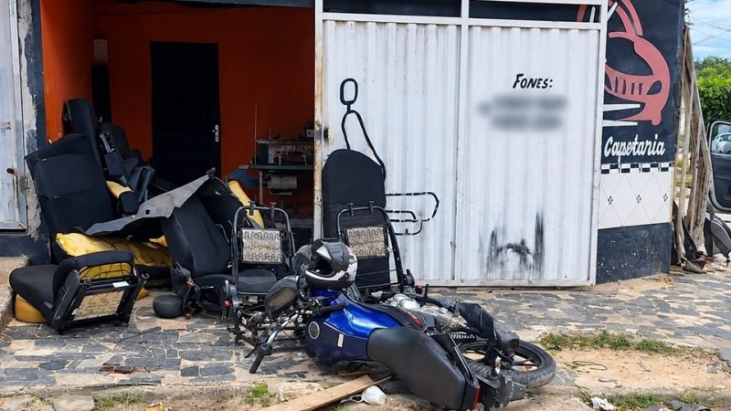 Dois homens são baleados e presos após perseguição da PM e queda de moto no Pequi